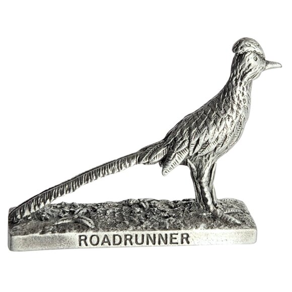 W.A.P.A Wales Association of Pewter Workers Roadrunner Figure Made In UK - Picture 1 of 4